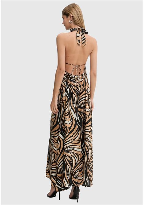 Abito lungo Twinset con stampa grafica effetto zebra TWINSET | 261LB2REE13214