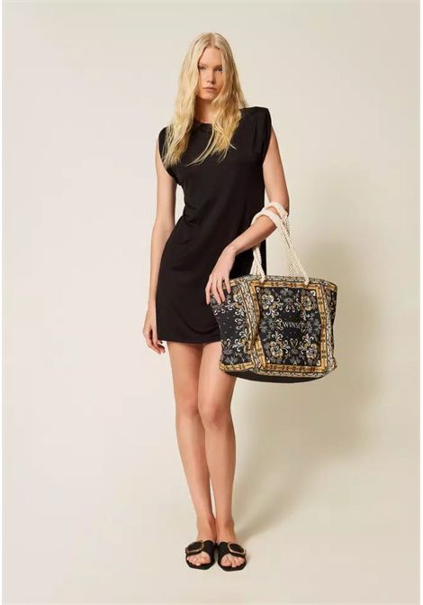 Abito corto con ricamo di paillettes TWINSET | 261LB2SBB00006