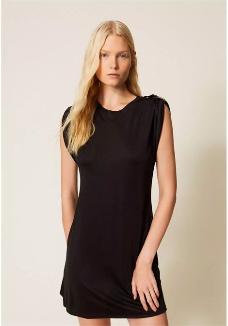 Abito corto con ricamo di paillettes TWINSET | 261LB2SBB00006