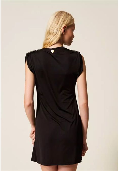 Abito corto con ricamo di paillettes TWINSET | 261LB2SBB00006