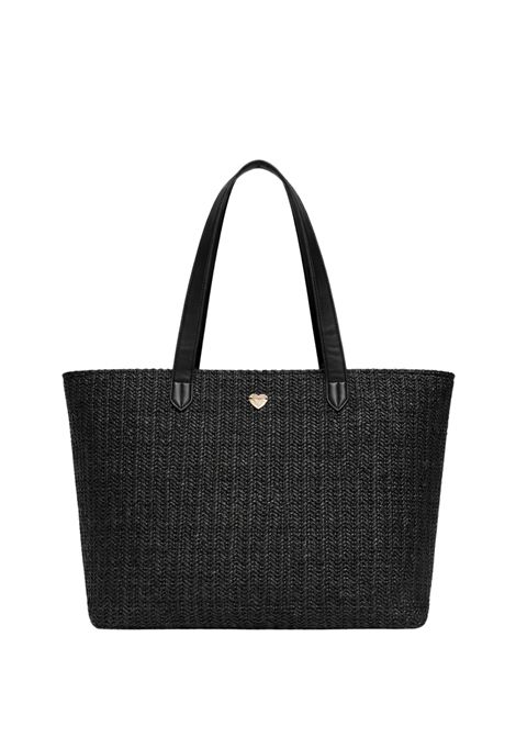 Borsa shopper in rafia con frange TWINSET | 261LB7BBB00006