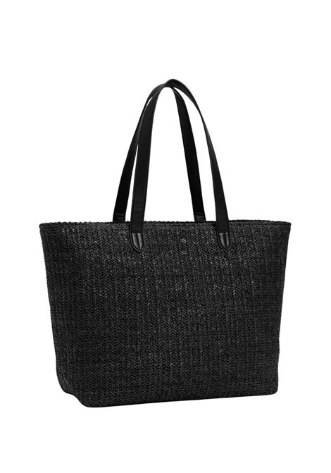 Borsa shopper in rafia con frange TWINSET | 261LB7BBB00006