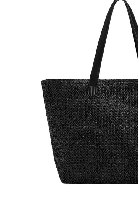 Borsa shopper in rafia con frange TWINSET | 261LB7BBB00006