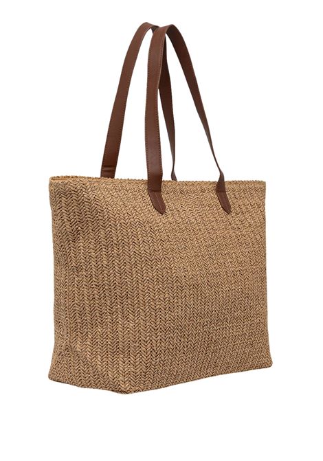 Borsa shopper in rafia con frange TWINSET | 261LB7BBB01193