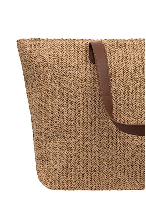 Borsa shopper in rafia con frange TWINSET | 261LB7BBB01193