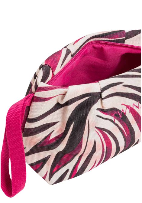 Pochette Zebra in Canvas di Cotone con Zip TWINSET | 261LB7BEE13213