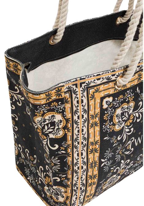 Borsa Shopper in Canvas con Stampa Foulard TWINSET | 261LB7BJJ13225