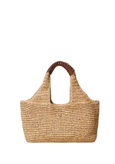 Borsa Hobo in Rafia Intrecciata TWINSET | 261LB7BKK00193