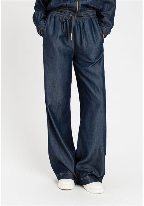 Pantaloni ampi in chambray TWINSET | 261LL2QGG01225