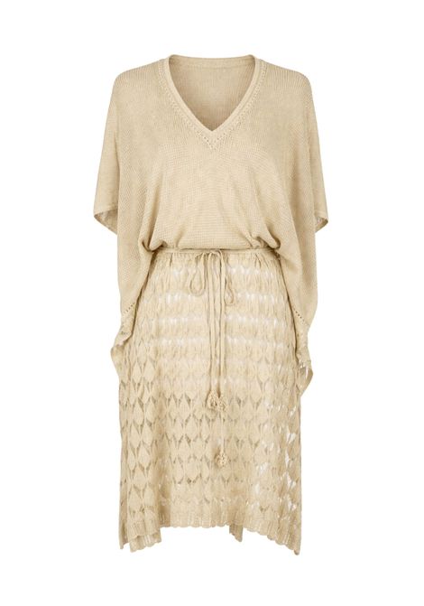 Cappa in maglia traforata con coulisse TWINSET | 261LM3ADD00140