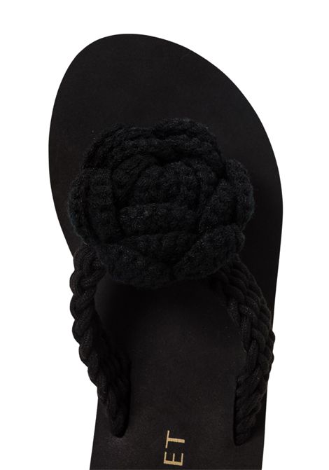 Ciabatte platform con dettaglio intrecciato TWINSET | 261LMT01000006