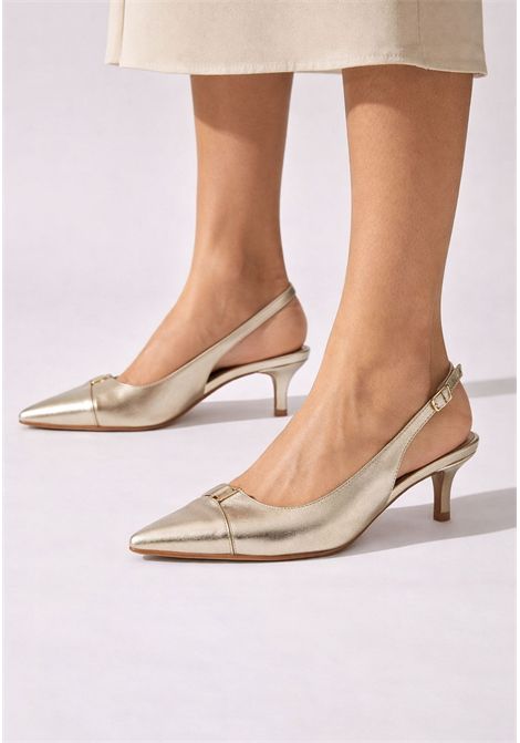 Décolleté sling back in pelle TWINSET | 261TCP03410363