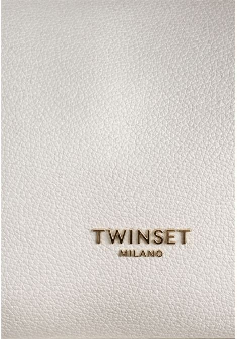 Borsa Tote Grande in Eco-pelle con Logo TWINSET | 261TD802000282