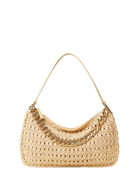 Borsa Hobo Liliane Grande in Rafia Crochet