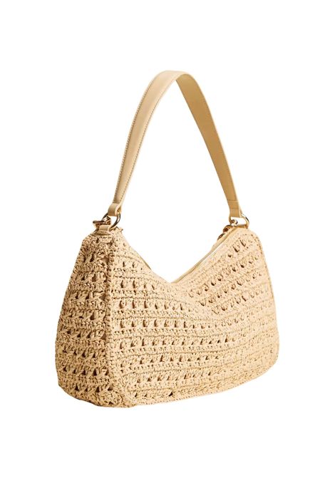 Borsa Hobo Liliane Grande in Rafia Crochet TWINSET | 261TD808000193
