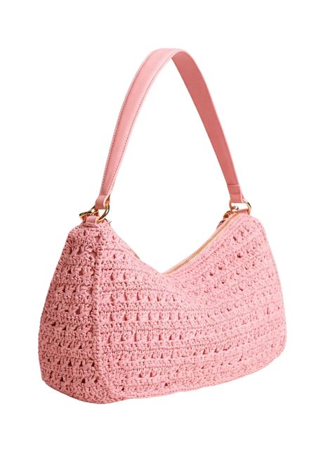 Borsa Hobo Liliane Grande in Rafia Crochet TWINSET | 261TD808011945