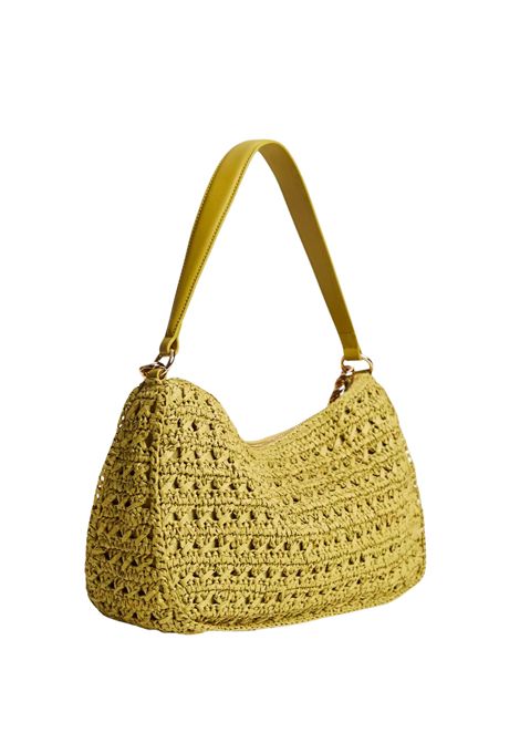 Borsa Hobo Liliane Grande in Rafia Crochet TWINSET | 261TD808012117