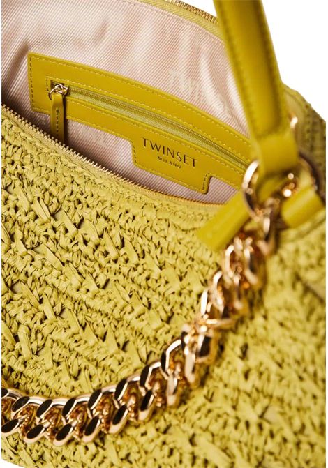 Borsa Hobo Liliane Grande in Rafia Crochet TWINSET | 261TD808012117