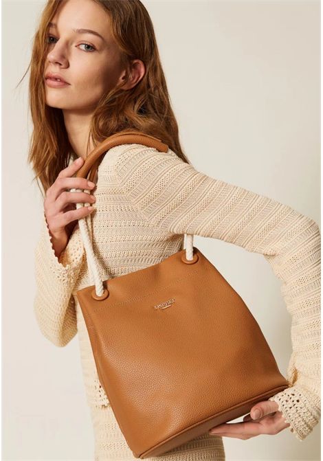 Borsa secchiello con manici in corda TWINSET | 261TD819100057