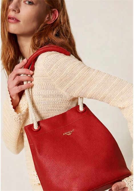 Borsa secchiello con manici in corda TWINSET | 261TD819100620