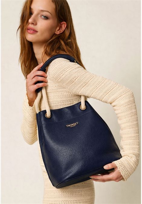 Borsa secchiello con manici in corda TWINSET | 261TD819105259