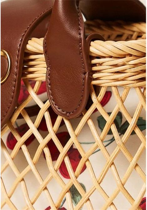 Borsa a tracolla in vimini con pochette TWINSET | 261TD825211617