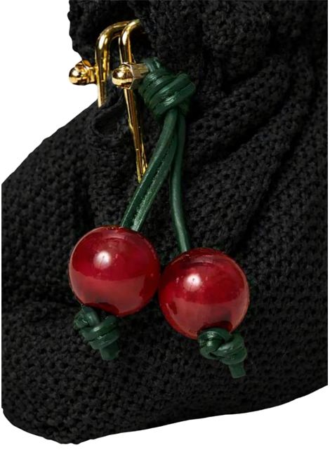 Borsa clutch in rafia con charm ciliegie TWINSET | 261TD828000006