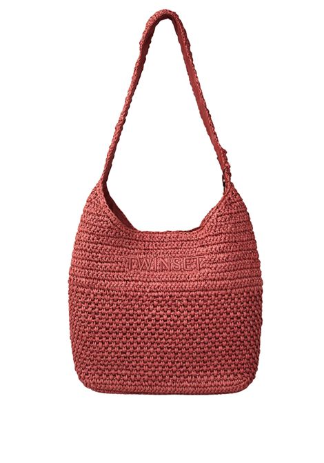 Borsa intrecciata morbida con logo Twinset TWINSET | 261TD831013332