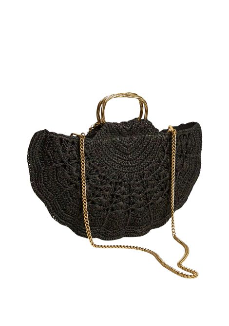 Borsa a tracolla in rafia crochet TWINSET | 261TD832000006