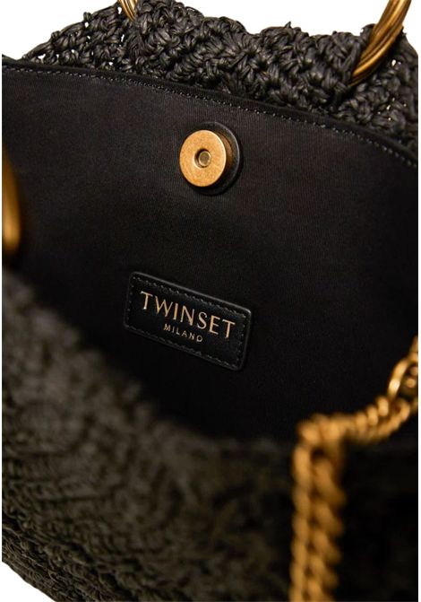 Borsa a tracolla in rafia crochet TWINSET | 261TD832000006