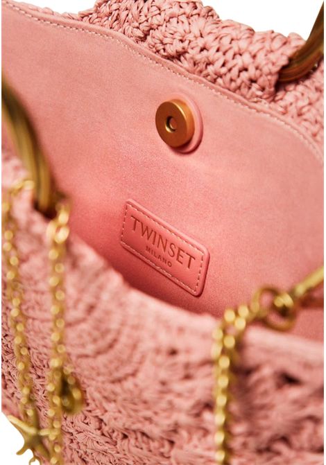 Borsa a tracolla in rafia crochet TWINSET | 261TD832011752