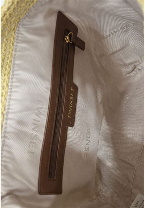 Borsa a spalla intrecciata effetto rafia TWINSET | 261TD851011617