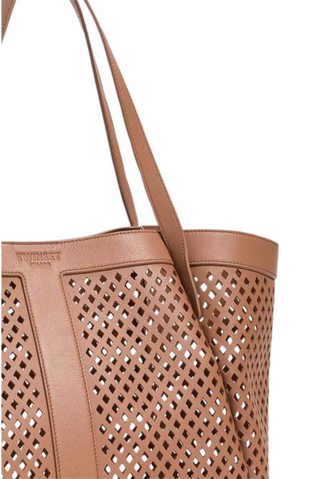 Borsa Shopper in Pelle Traforata TWINSET | 261TD855013168