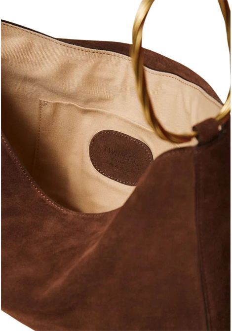 Borsa Liliane grande in suede TWINSET | 261TD856012110