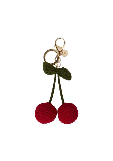 Portachiavi con ciliegie crochet TWINSET | 261TL801100620