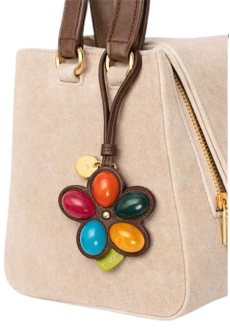 Charm da borsa / portachiavi floreale multicolor TWINSET | 261TL801212110