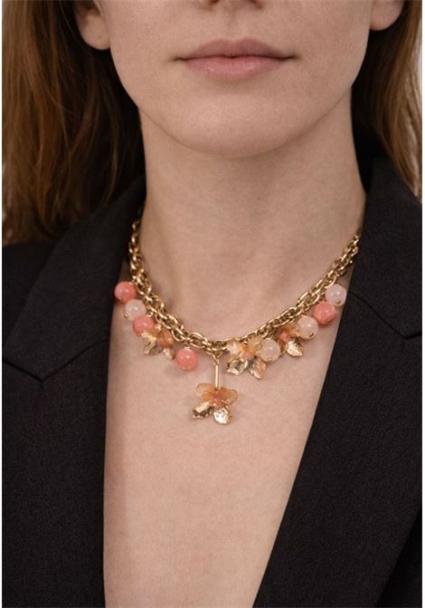 Collana girocollo con catena e charms floreali TWINSET | 261TO504013527