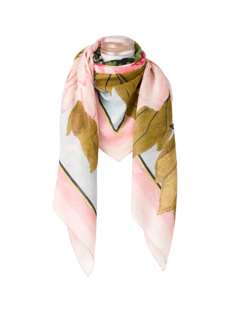 Sciarpa quadrata con stampa floreale TWINSET | 261TO507013489