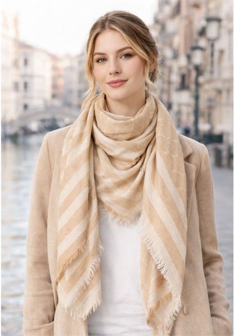 Sciarpa quadrata a righe Twinset TWINSET | 261TO508012145