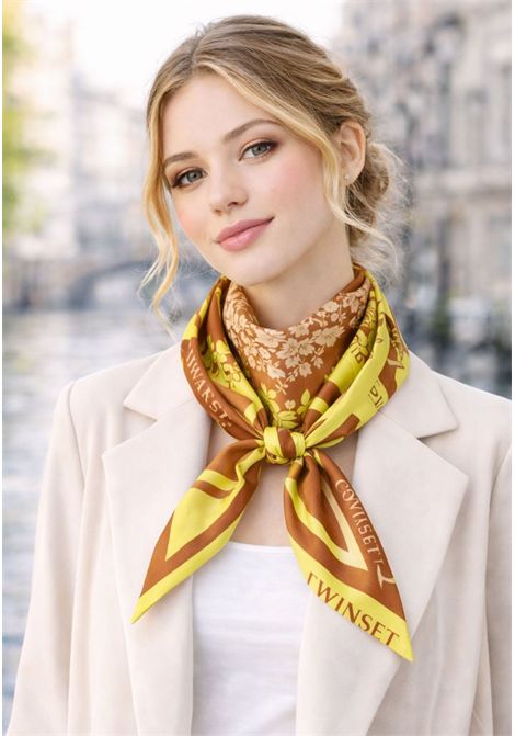 Foulard Twinset con stampa decorativa TWINSET | 261TO515013491
