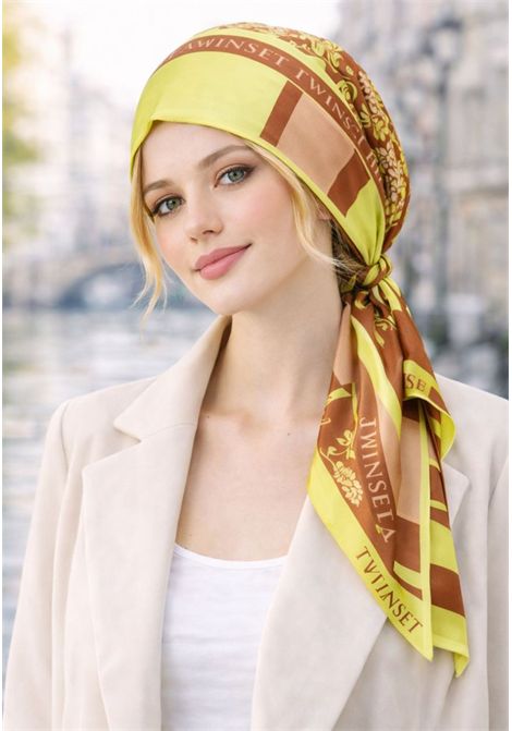 Foulard Twinset con stampa decorativa TWINSET | 261TO515013491