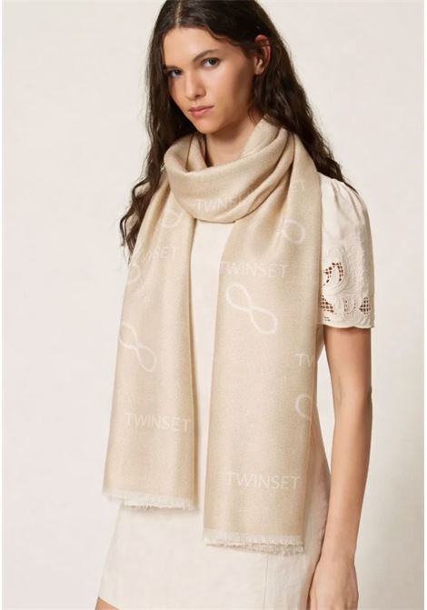 All Over Infinity Logo Jacquard Stola TWINSET | 261TO524012145