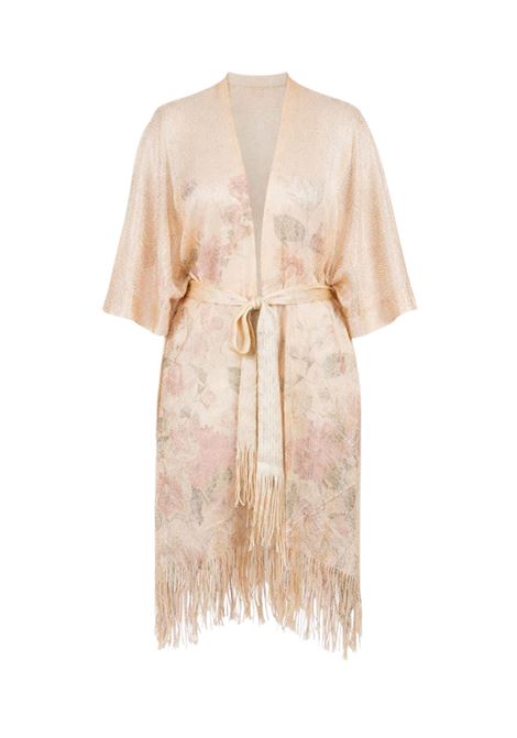 Kaftano mare Twinset con stampa floreale e frange TWINSET | 261TO526013588