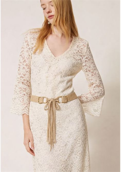 Cintura in Pelle Martellata TWINSET | 261TO534002952