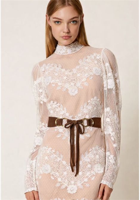 Cintura in Pelle Martellata TWINSET | 261TO534012110