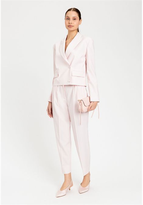 Pantaloni cropped in fresco di misto lana TWINSET | 261TP218100570