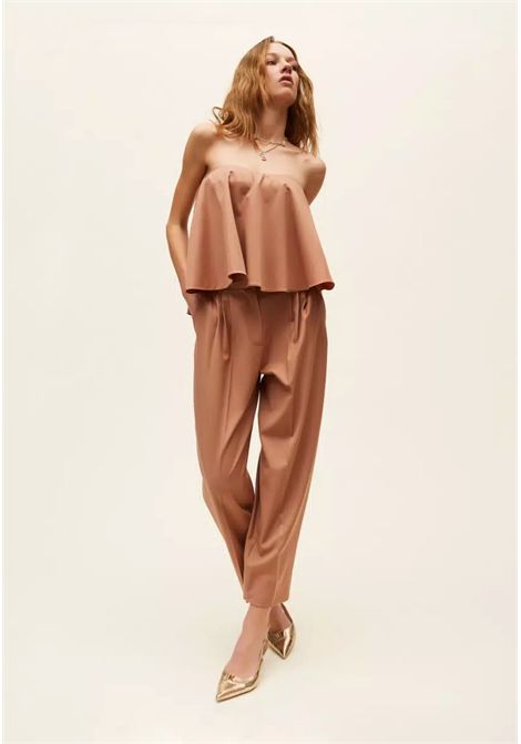 Pantaloni cropped in fresco di misto lana TWINSET | 261TP218113168