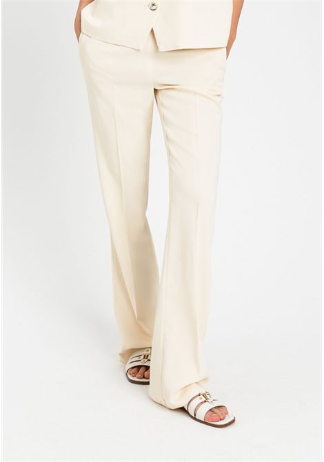 Pantaloni in viscosa con vita elasticizzata TWINSET | 261TP222507222