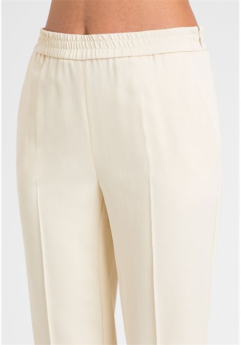 Pantaloni in viscosa con vita elasticizzata TWINSET | 261TP222507222