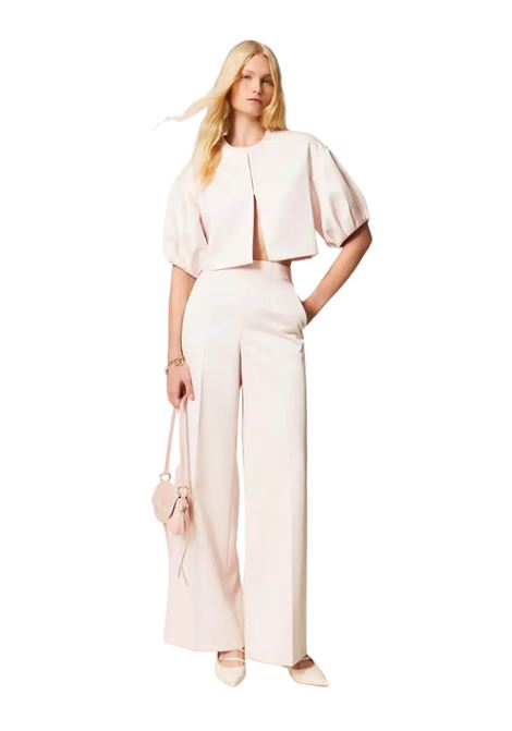 Giacca cropped in duchesse TWINSET | 261TP241000570